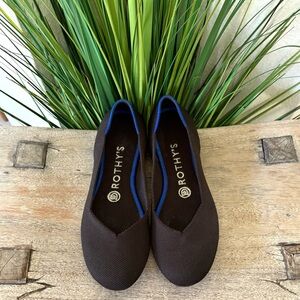Rothy’s Round Toe Black Flats